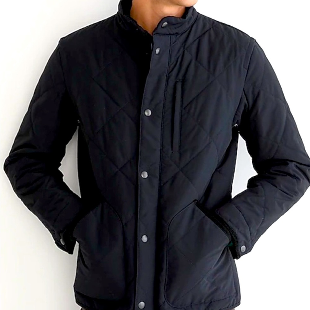 J. Crew SUSSEX QUILTED JACKET WITH PRIMALOFT®